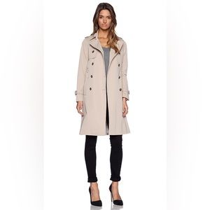 Soia & Kyo Terence Double Breasted Trench Coat, L